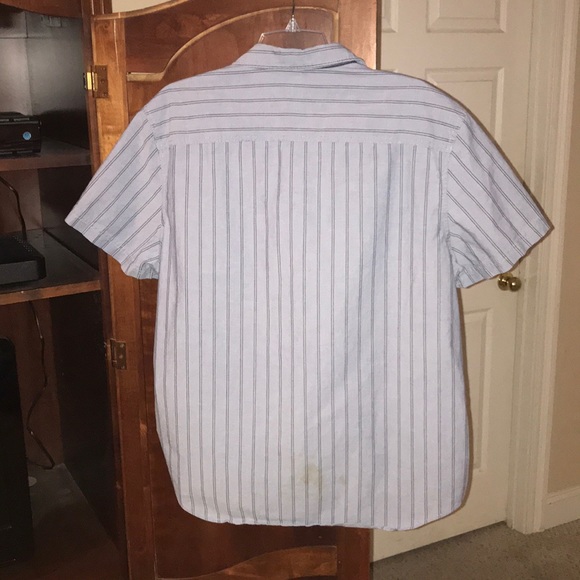 Calvin Klein Striped Button Down - Picture 2 of 4